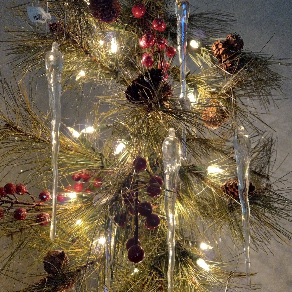 Luminescent Acrylic Icicles